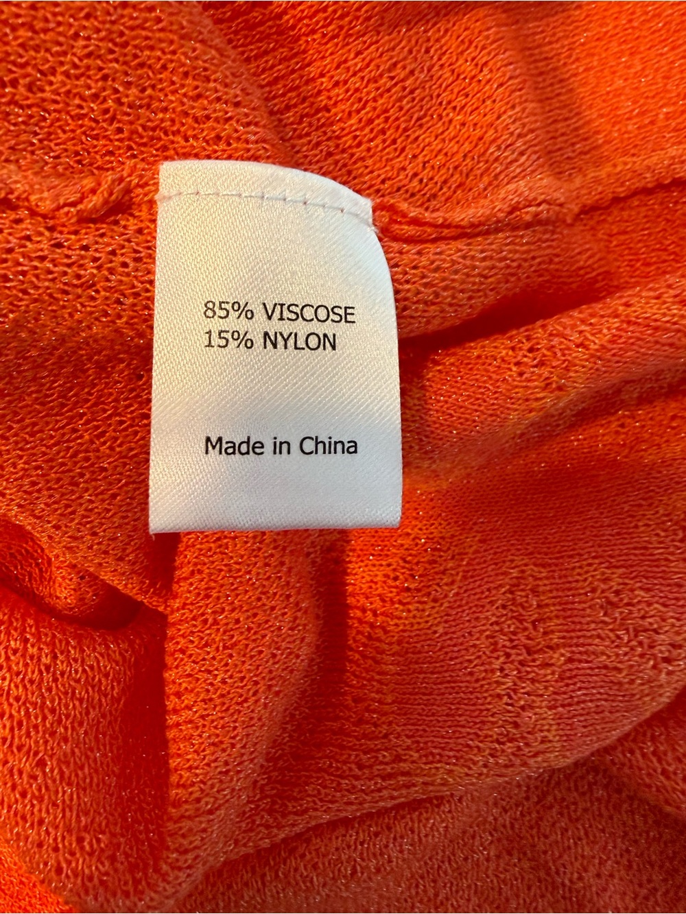 Asta Resort Bruna Crochet Maxi Skirt Sunset Orange Floral Knit Size M NWT - Picture 8 of 8